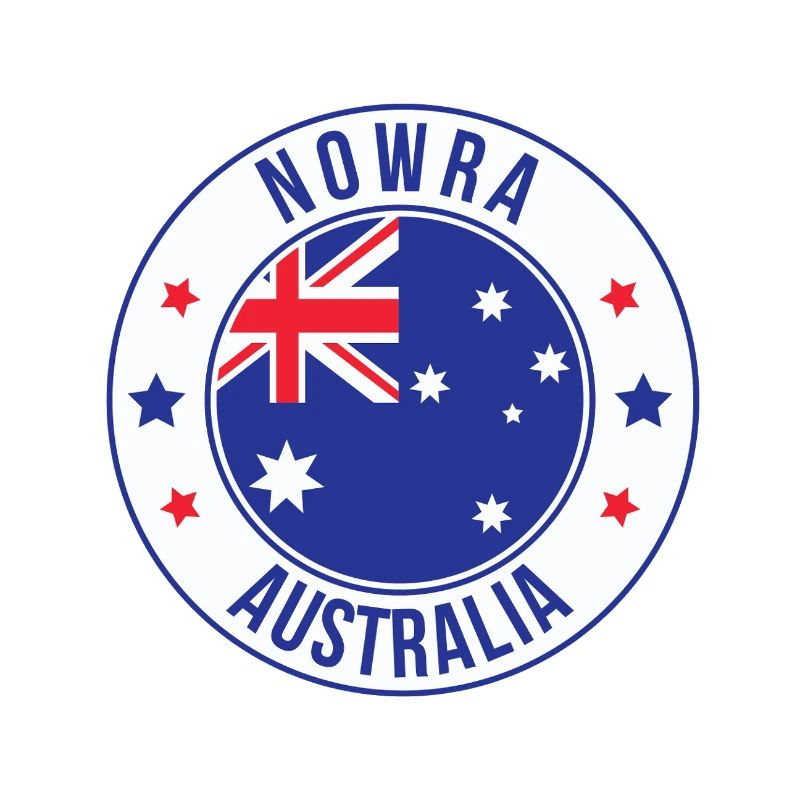Insigne circulaire du drapeau de Nowra Australia