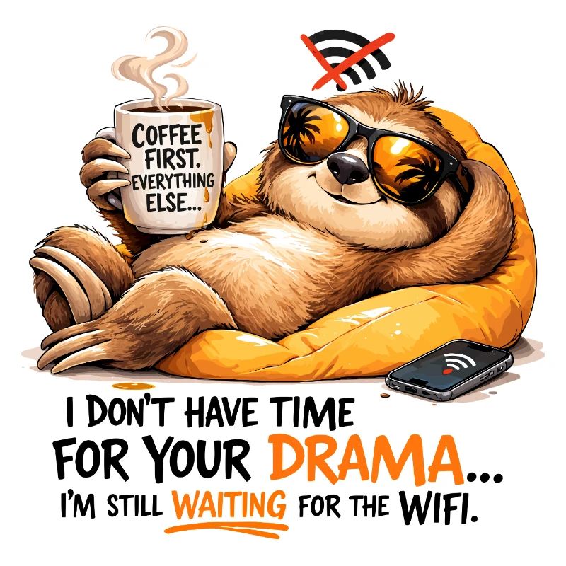 Sloth Coffee Lounge Drama