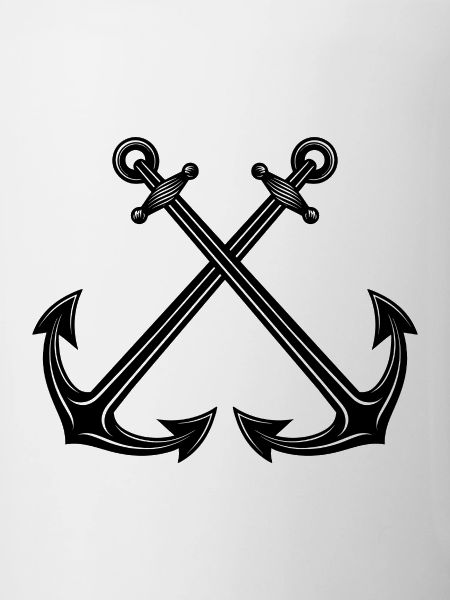 Crossed anchors