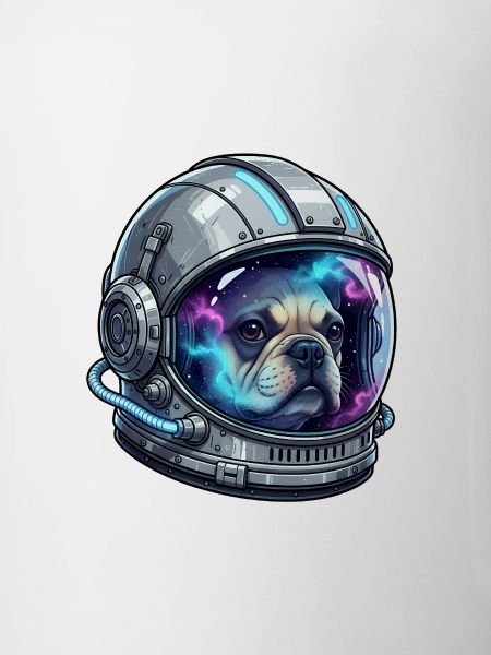 Astronaut Dog Frenchie Space