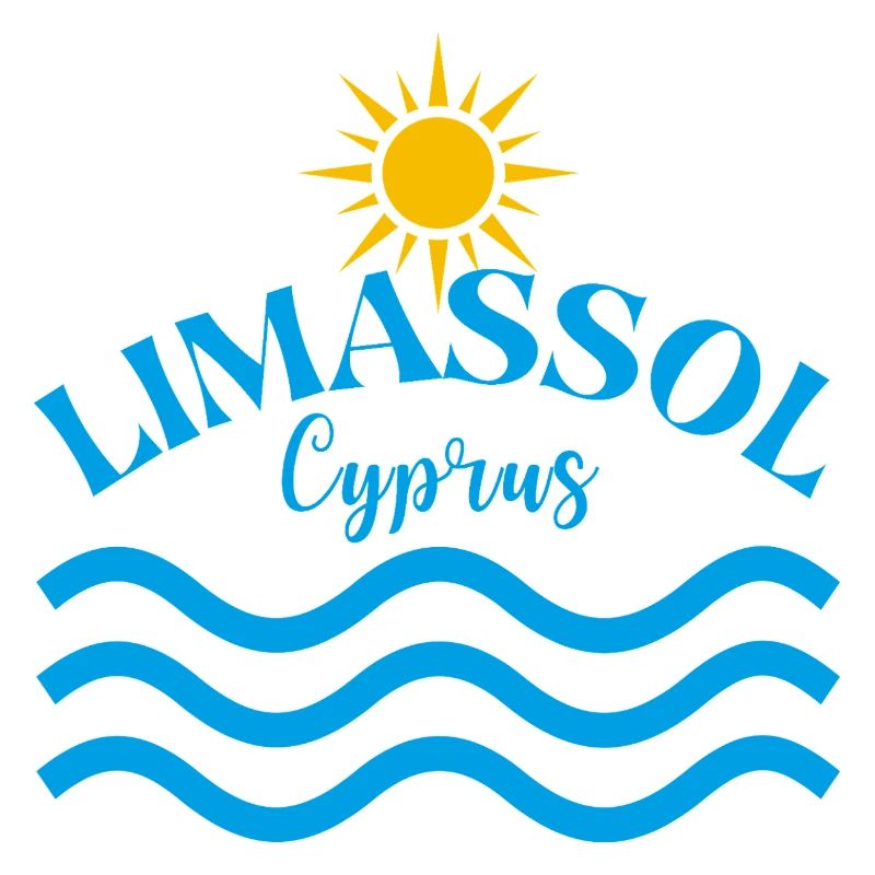 Limassol Chyprite Vagues de soleil