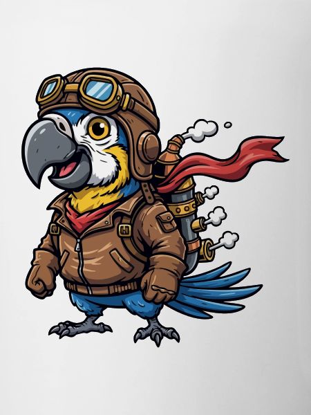 Parrot Aviator Steampunk Flight Adventure