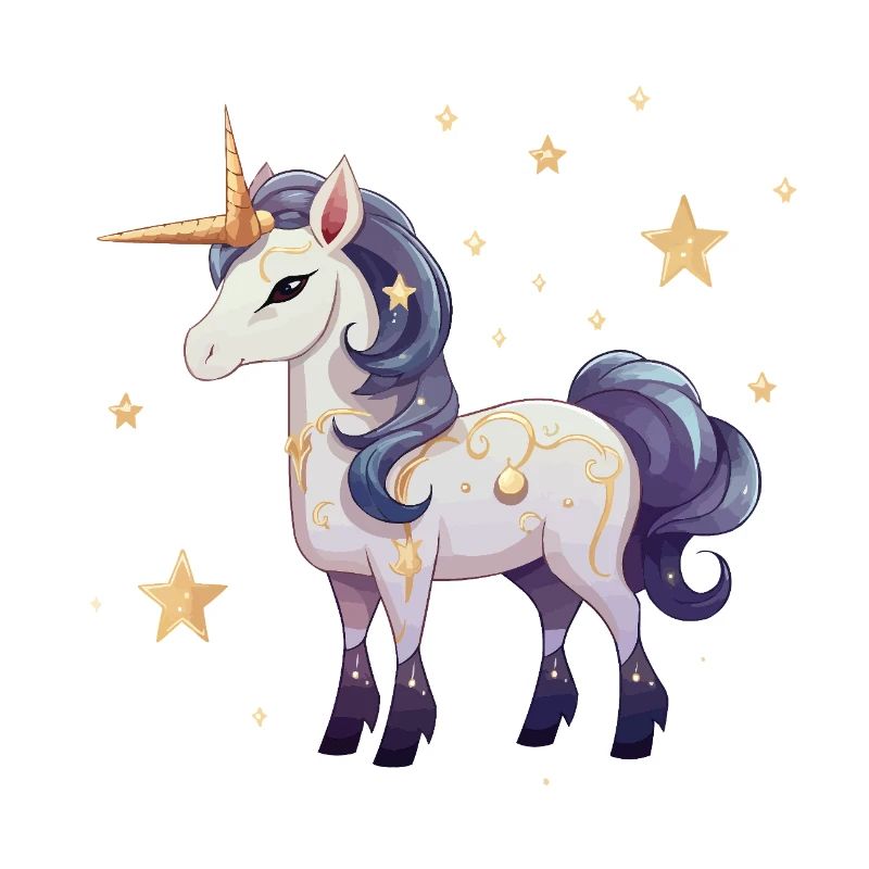 Licorne Étoile Magique