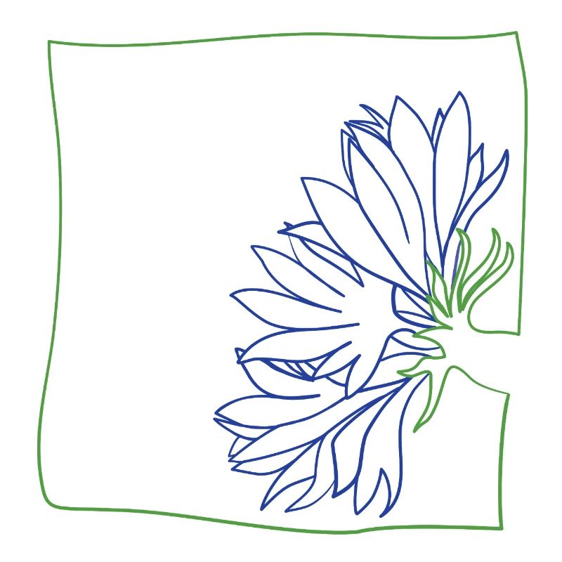 Cornflower minimalist
