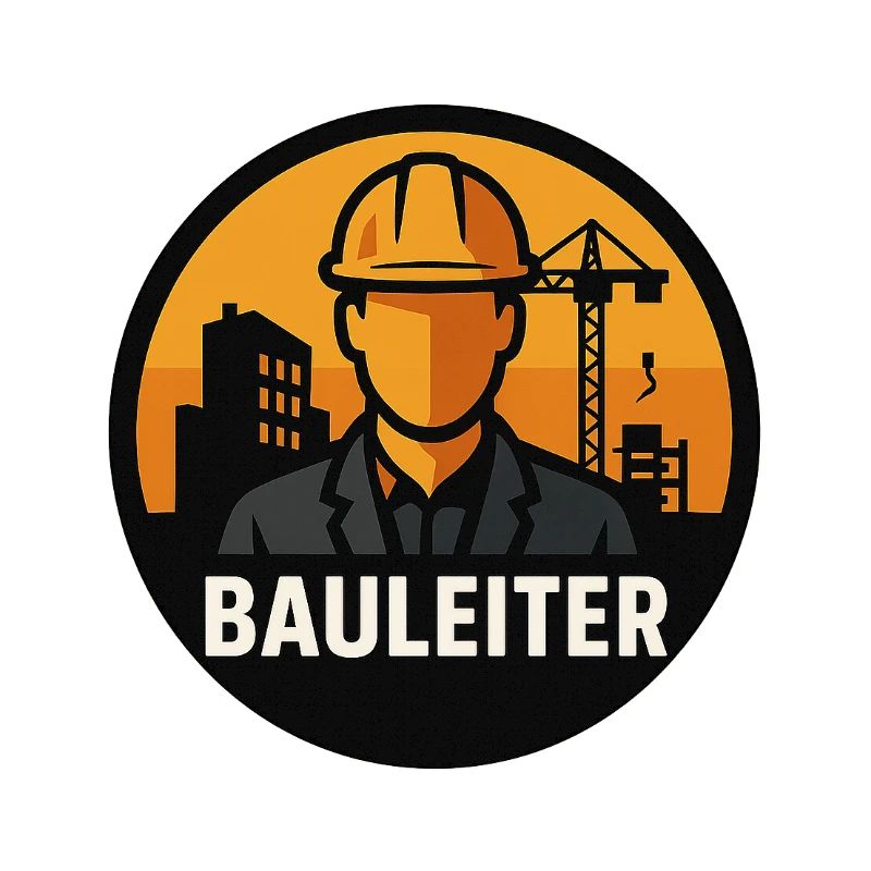 Builder Icon: Construction Worker at Construction Crane