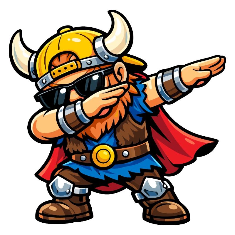 Dabbing Viking