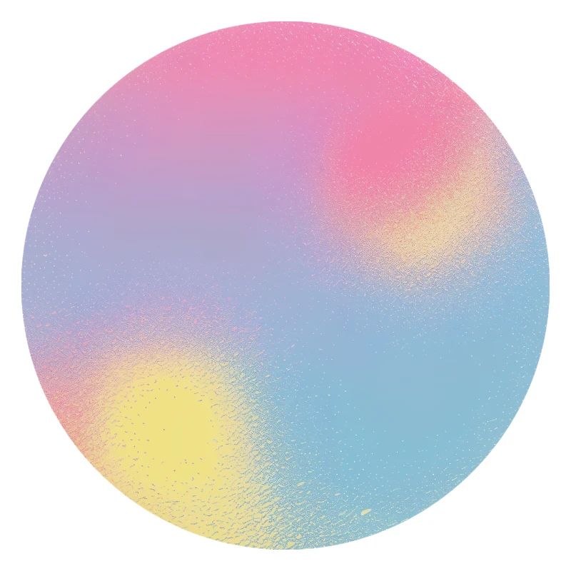 Aura-Check-Pastellgradientensphäre