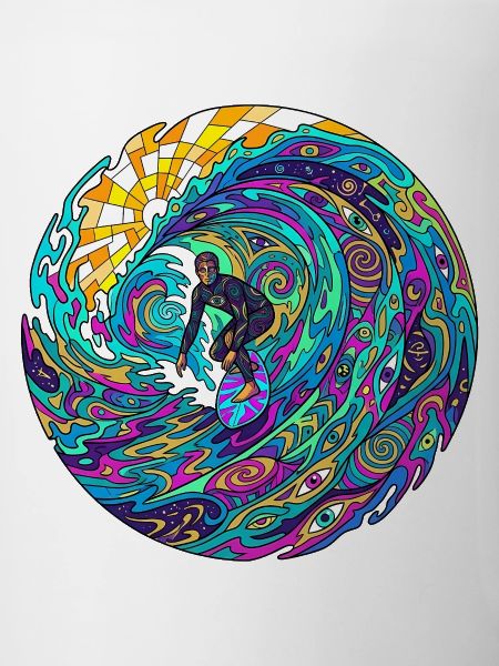 Psychedelic Surf Wave