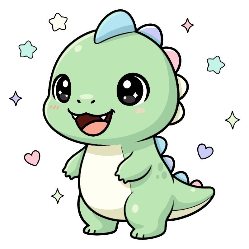 Pastel Dino Star Magic