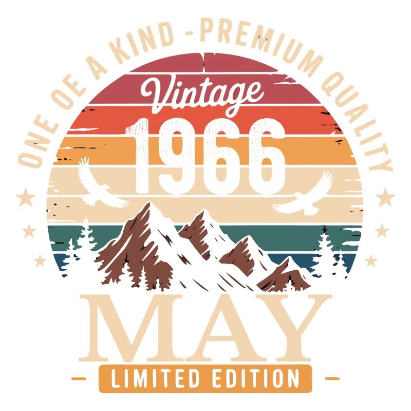 Vintage May 1966 Birthday May 1966