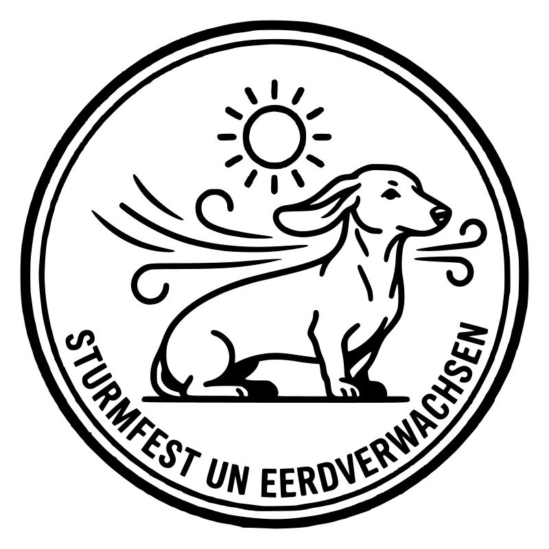 Stormproof Dachshund Badge