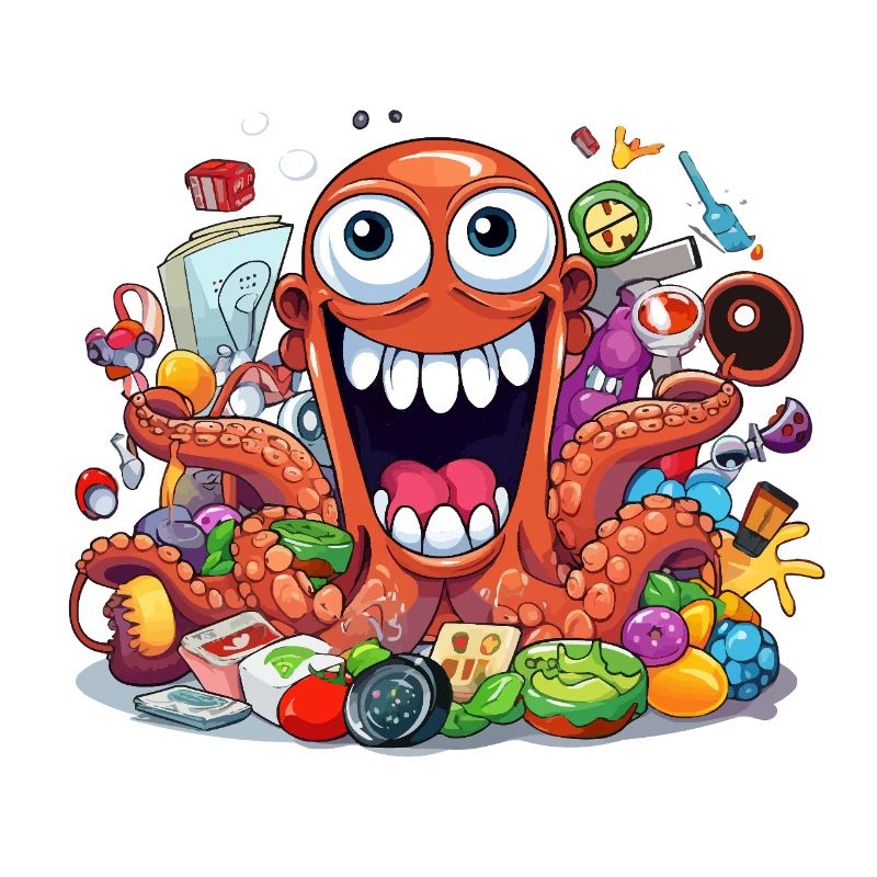 Crazy Kraken plein de gadgets