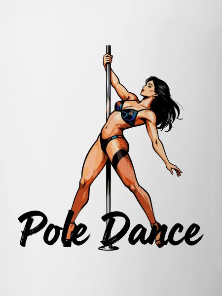 Pole Dance Silhouette – Elegant Pin-Up Art