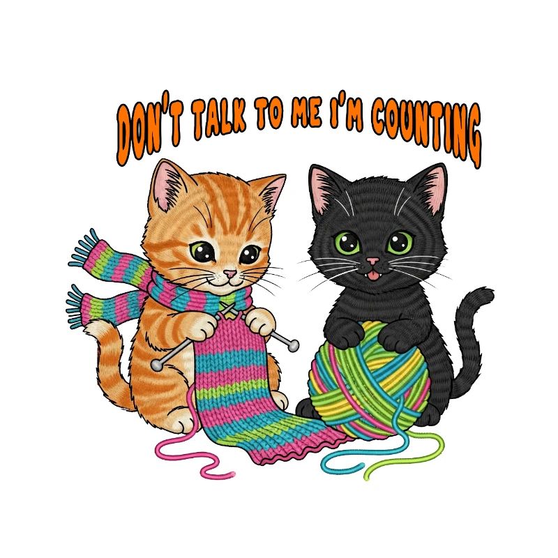 Counting Kittens Knitting Duo