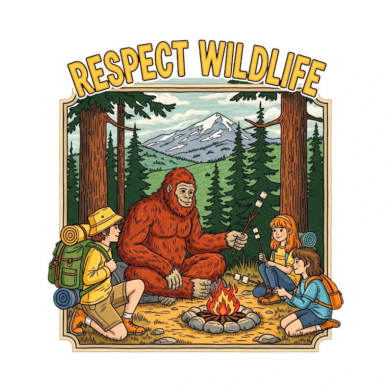 Respect de la faune, feu de camp Bigfoot