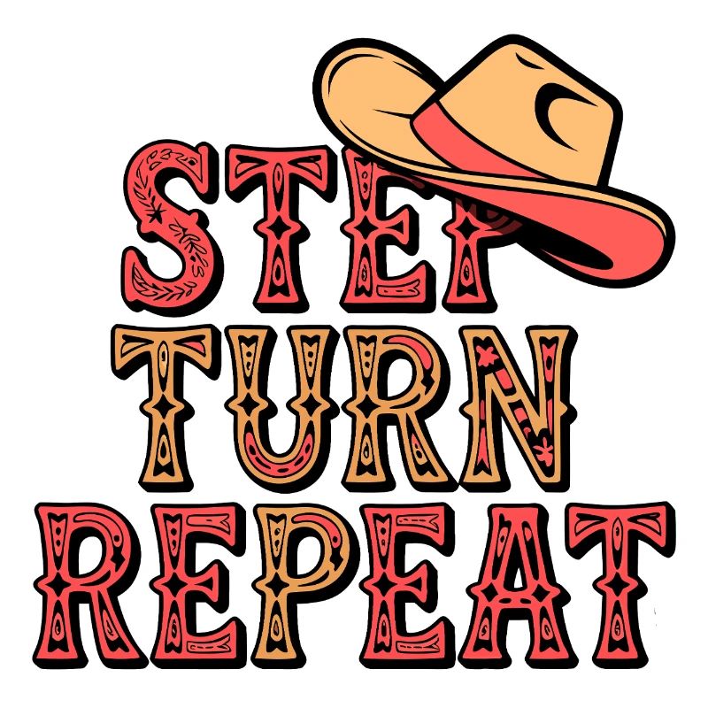 Line Dance Step Turn Repeat