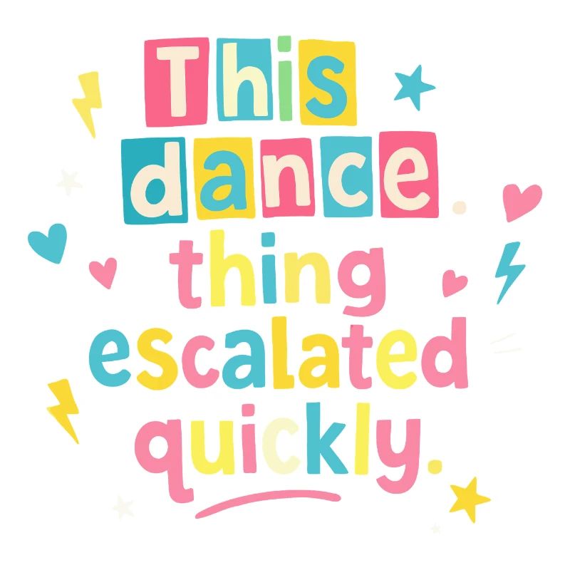 This dance quickly escalated