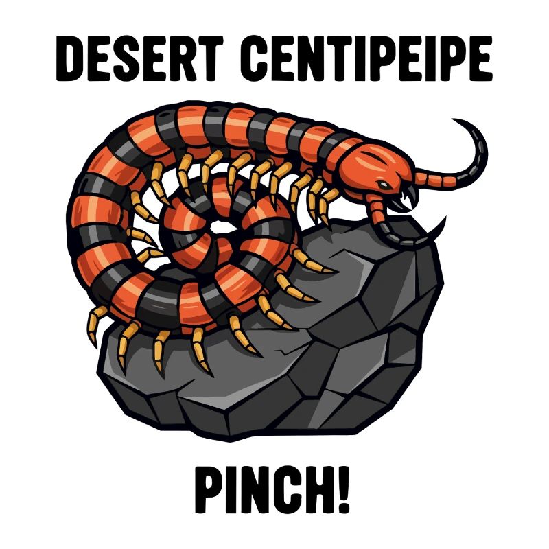 Centipede Wüstengefahr Pinch Centipede Schwarz