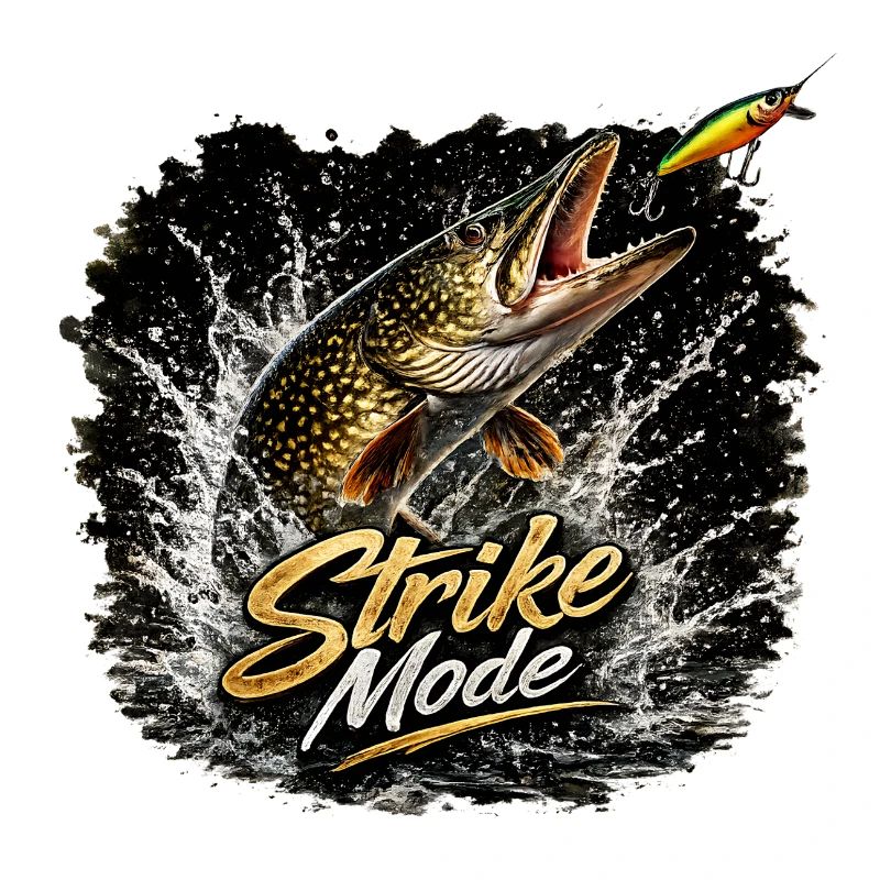 Strike Mode Pike – Predator Angelshirt