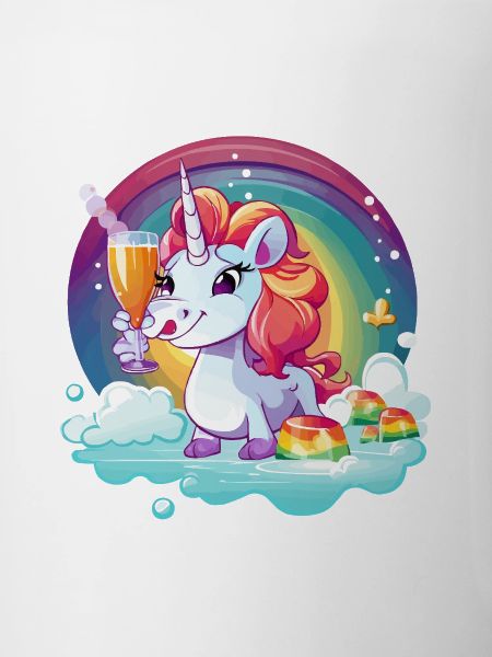 Regenbogen‑Unicorn Feierglanz