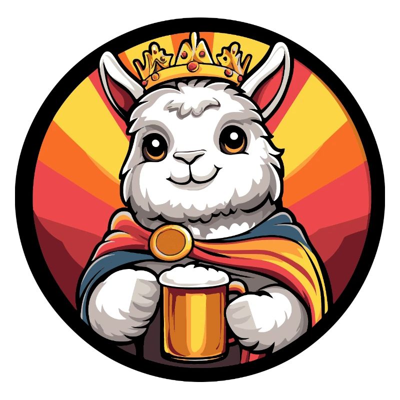 Alpaca Llama Beer Funny