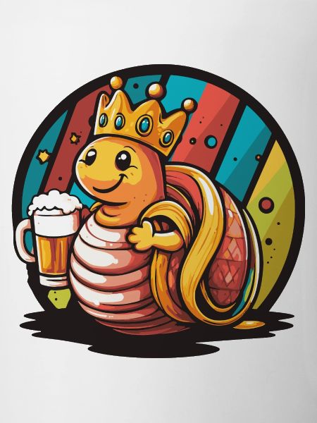 Bière d’escargot drôle