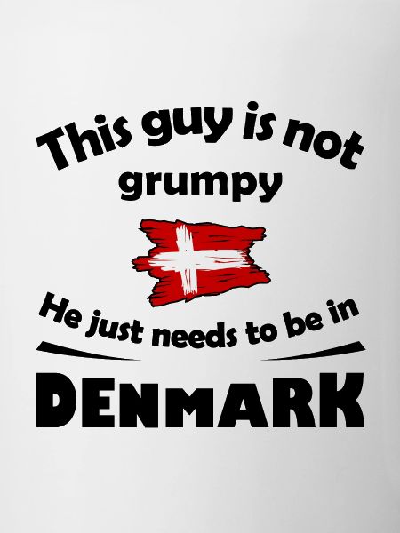 Denmark Flag in Brush Style
