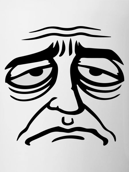 Grumpy sad disappointed face funny