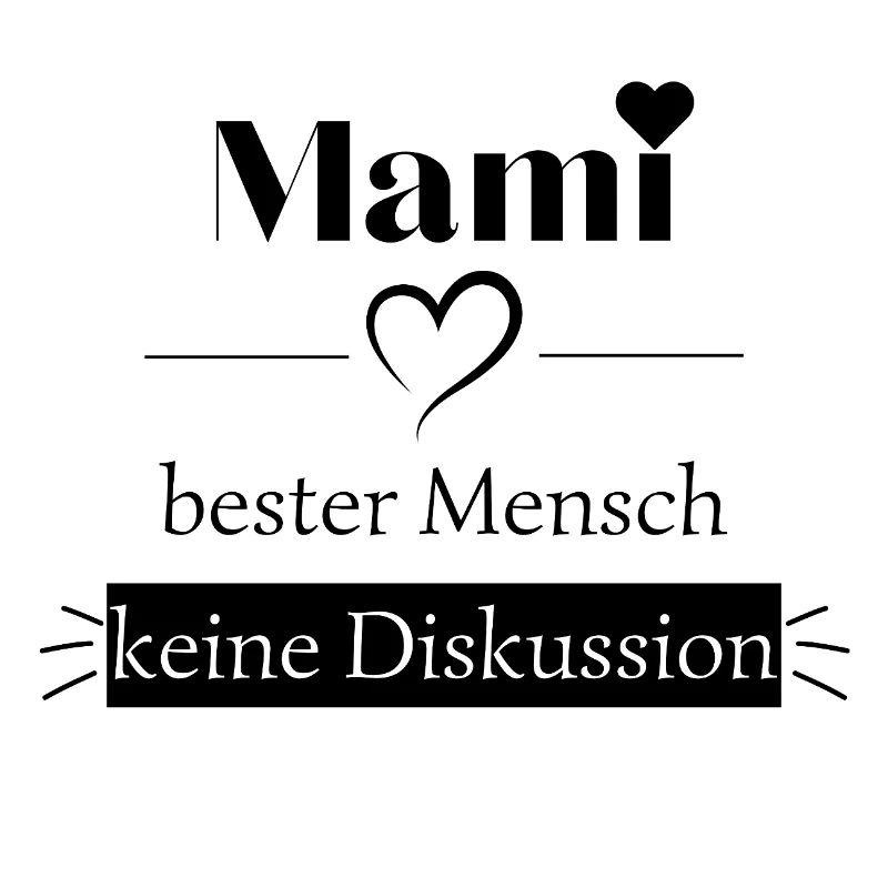 Mami bester Mensch Herz- Geschenk