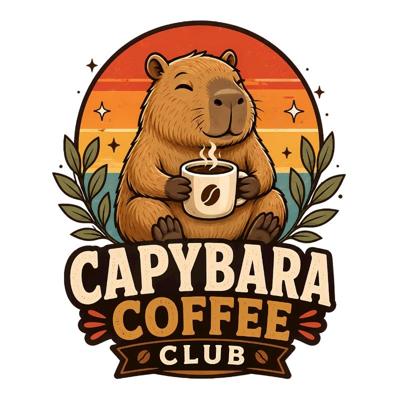 Capybara Coffee Club Kaffee Capybara