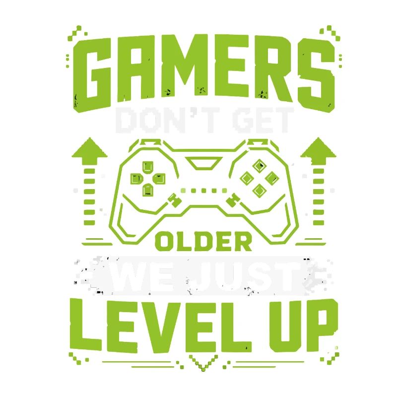 Gamer Spruch Level Up Neon