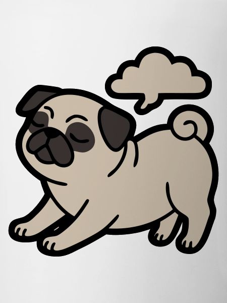 farting pug dog funny