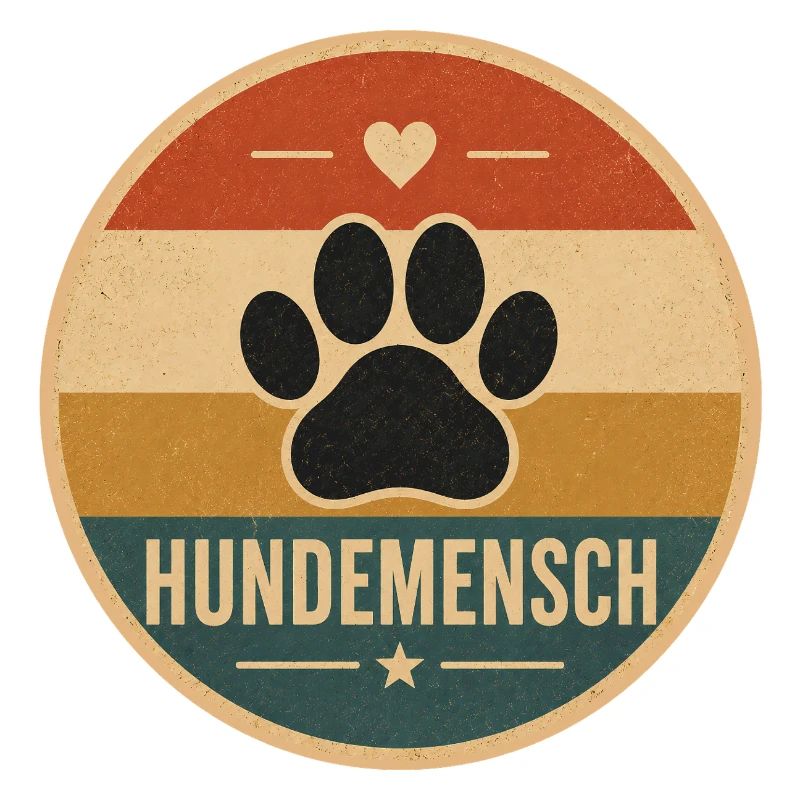Hundemensch Retro
