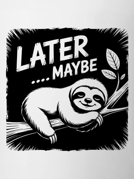 Funny sloth - maybe later
