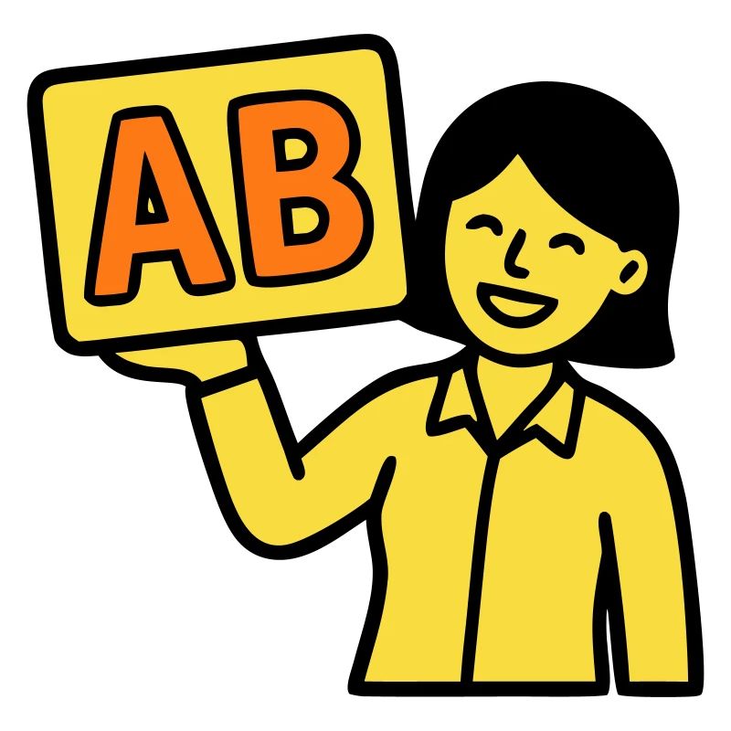 Lehrerin Grundschule ABC Vektor