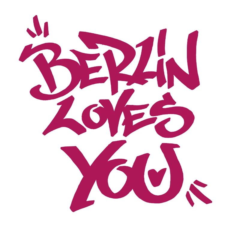 Berlin t’aime dans le style graffiti