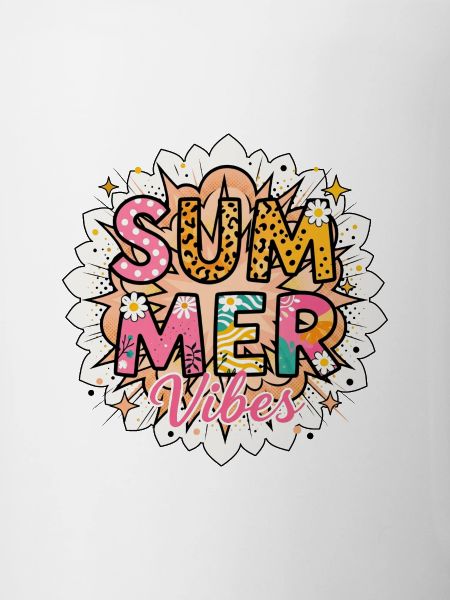 Retro Summer Vibes Floral Burst