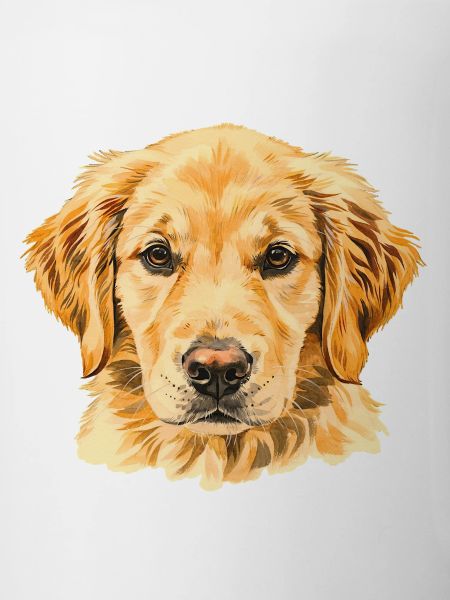 Golden Retriever aquarelle
