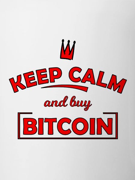 Restez calme Bitcoin Print
