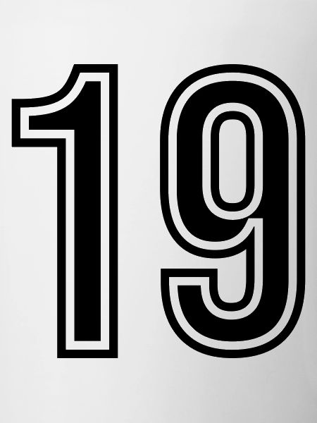 Symbole numérique 19