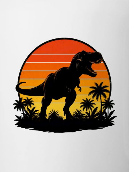 T-Rex at Tropical Sunset