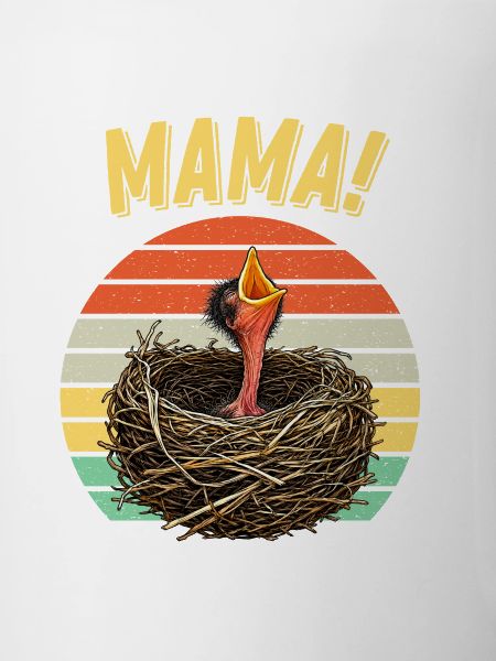 Mama Hungry Baby Bird