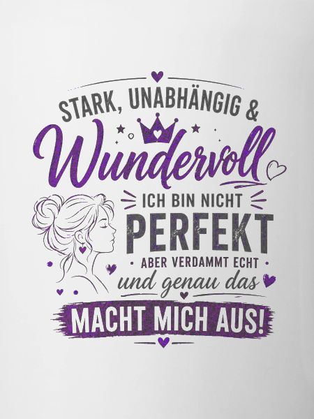 Stark unabhängig Wunderbar Zitat