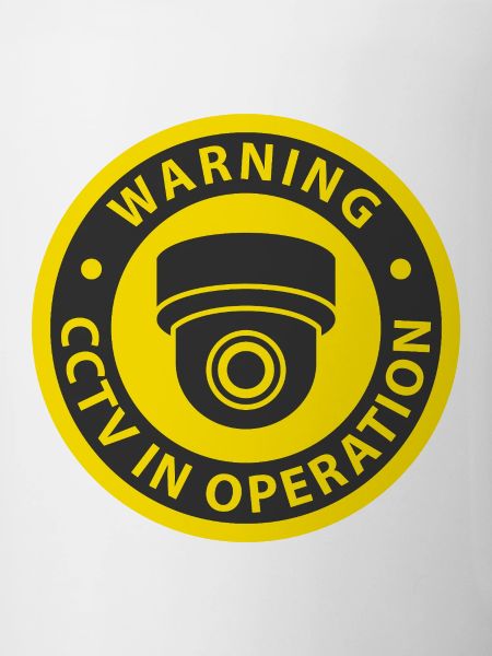 Warning CCTV Camera In Operation Sign