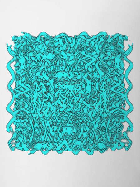 Kaleidoskop Turquoise Muster
