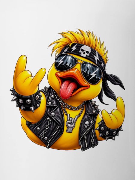Punk Ente Lederjacke