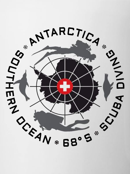 Antarktis Taucher Logo