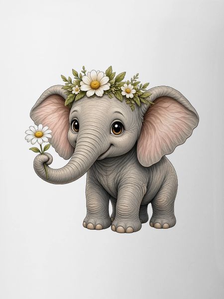 Cute Elephant – Daisy Trunk Friend