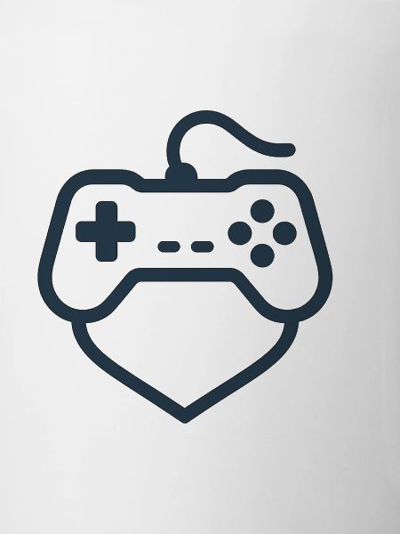 Retro Controller Silhouette – Clean Gamer-Shirt