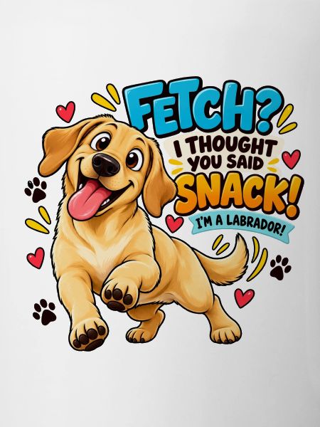 Labrador Snack Spruch